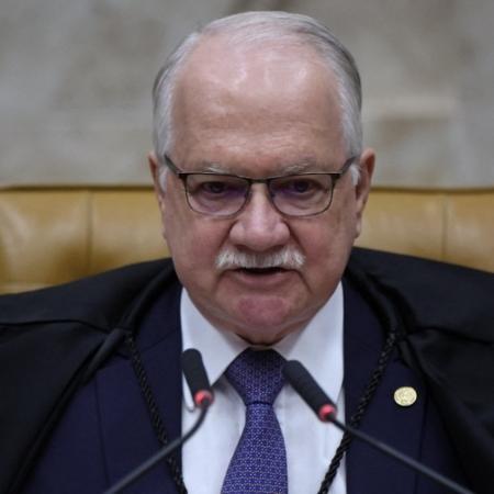 Presidente do Supremo Tribunal Federal, Edson Fachin, durante sessão do STF em Brasília, 12 de agosto de 2026 REUTERS/Adriano Machado