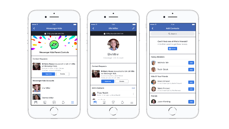 Facebook não deu detalhes sobre a falha no Messenger Kids - Divulgação