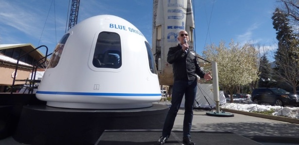 Blue Origin é uma das empreitadas de Jeff Bezos - Divulgação