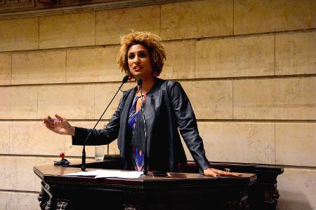 A vereadora Marielle Franco