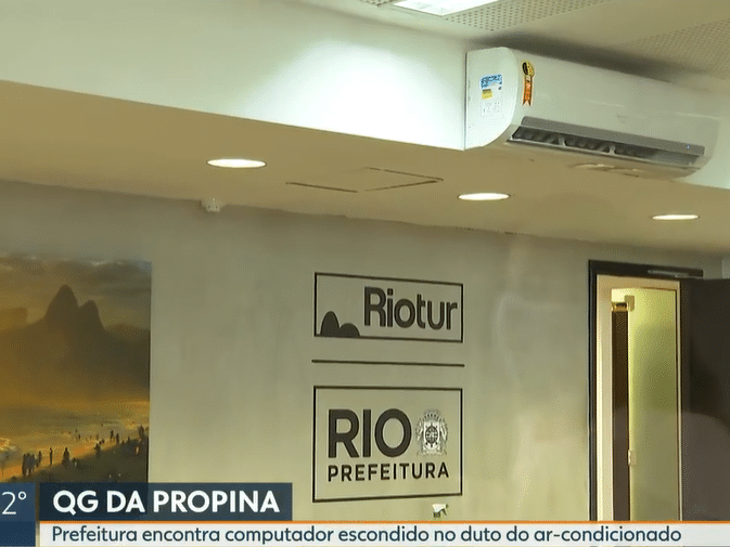 CPU é achada em duto de ar condicinado na Riotur, alvo de investigação