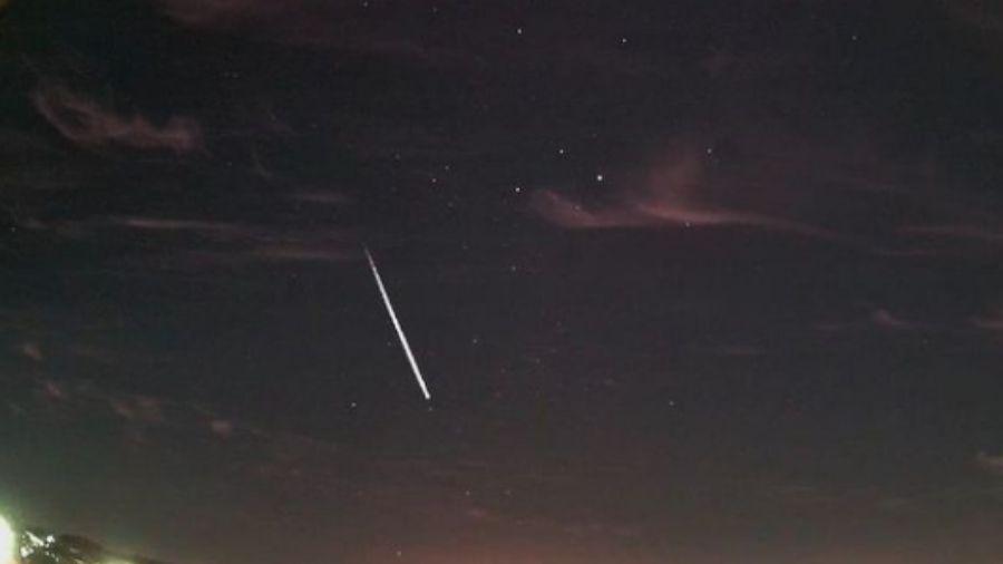 Astrônomo diz que meteoros caíram em menos de um segundo - Reprodução/Instagram