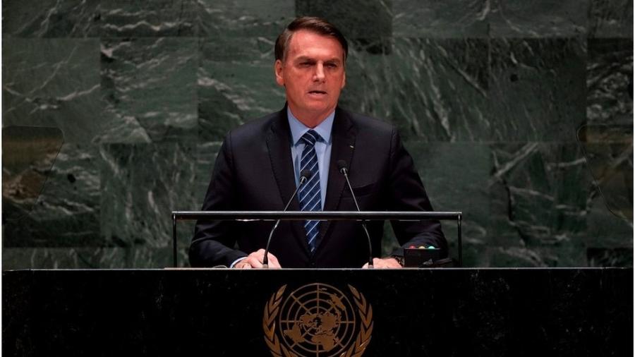 Bolsonaro na ONU - AFP