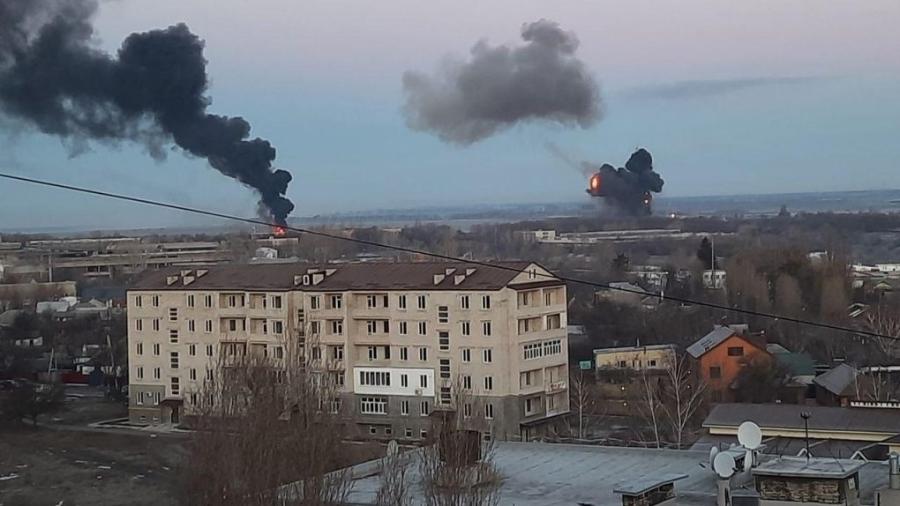 Explosão em Kiev - Gabinete do Presidente da Ucrânia