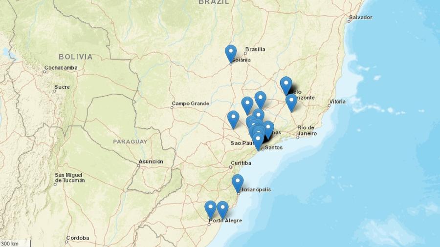Terremoto na Argentina foi registrado em diferentes localidades do Brasil - Reprodução/Centro de Sismologia da USP