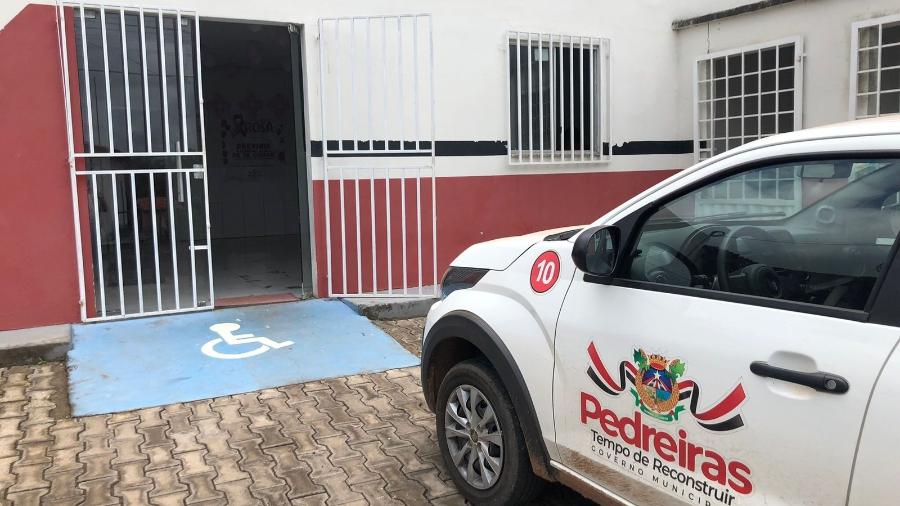Entrada da unidade de saúde do povado de São Raimundo, em Pedreiras - Camila Turtelli/UOL