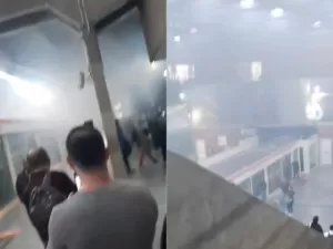 Fumaça em estação da linha 3-Vermelha do Metrô assusta passageiros em SP
