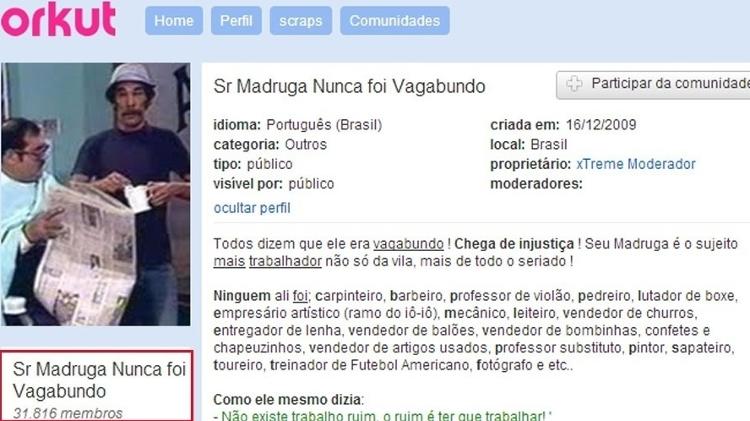 Sr Madruga Nunca foi Vagabundo