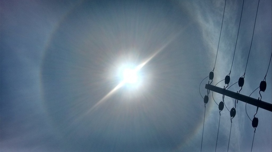 Círculo 'aparece' ao redor do sol em Maringá; veja o que é este fenômeno, Norte e Noroeste