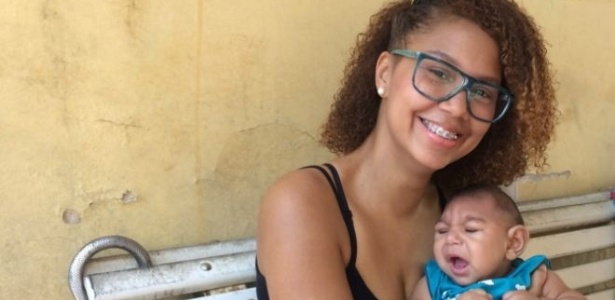 Érika Roque não sentiu sintomas da febre zika enquanto esperava Erik, hoje com 5 meses - BBC Brasil