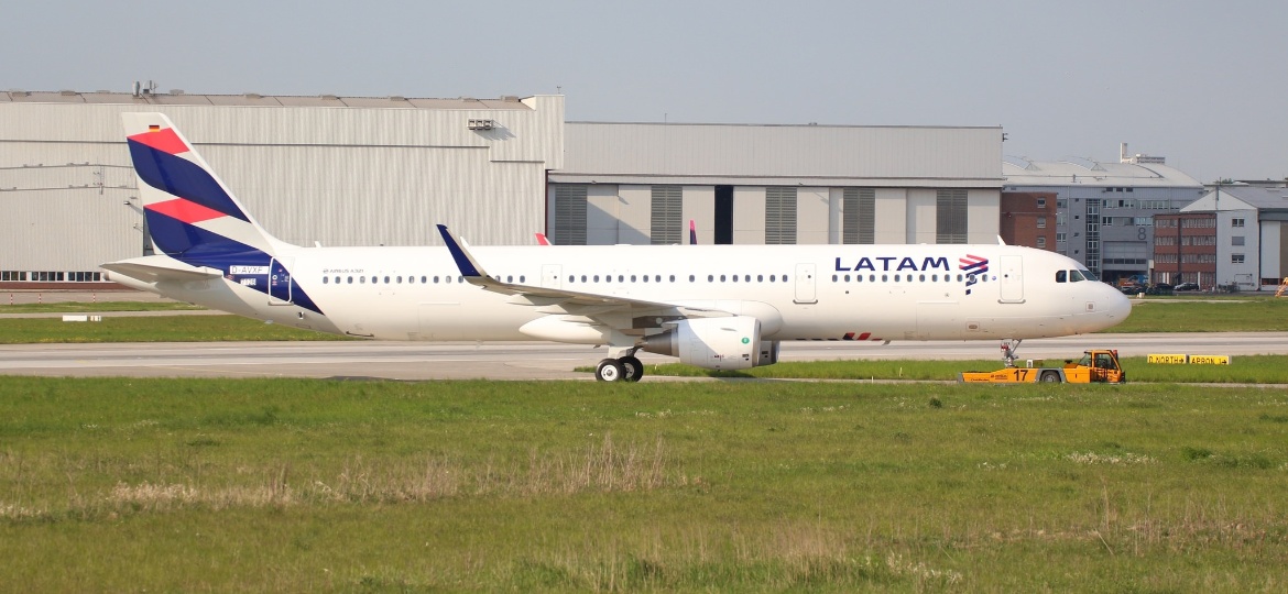 Airbus A321 da Latam - Reprodução