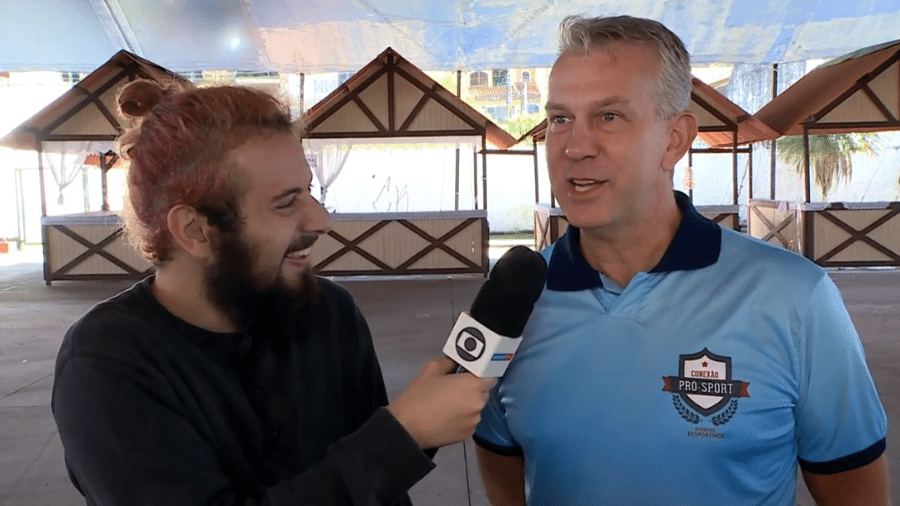 Gunther Schweitzer é entrevista pelo Cartolouco no SporTV - Reprodução