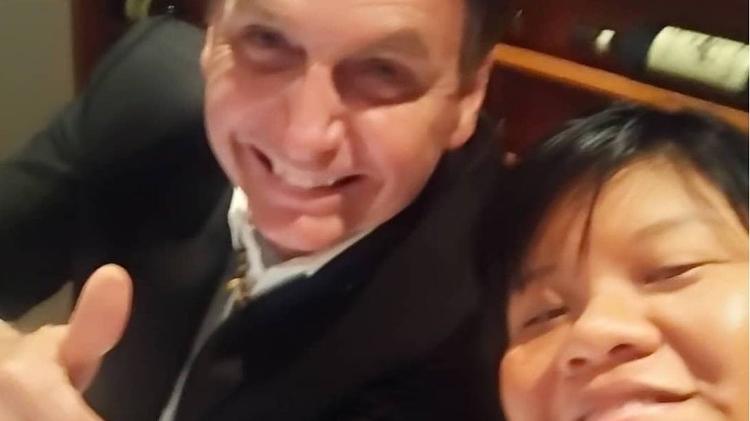 Bolsonaro e Ysani - Arquivo pessoal - Arquivo pessoal