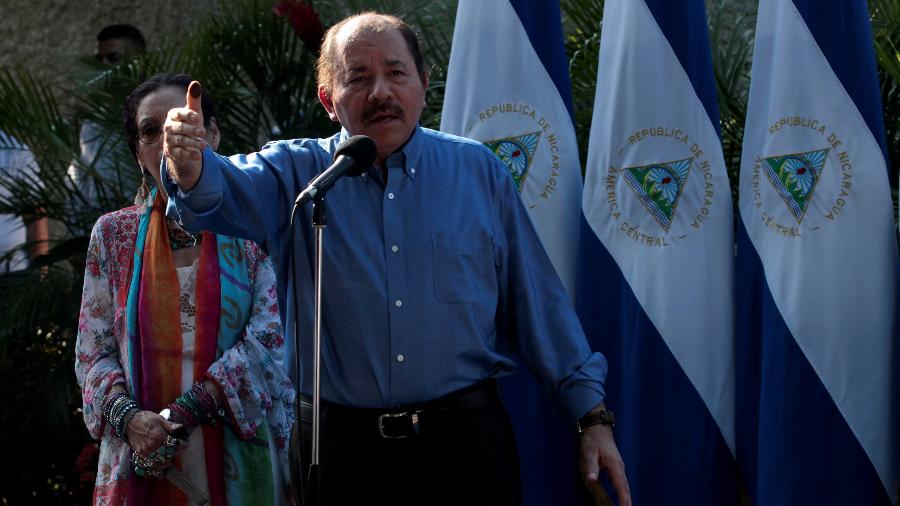 Presidente da Nicarágua, Daniel Ortega, venceu as eleições após afastar da disputa oponentes que poderiam ofuscá-lo - Oswaldo Rivas/Reuters