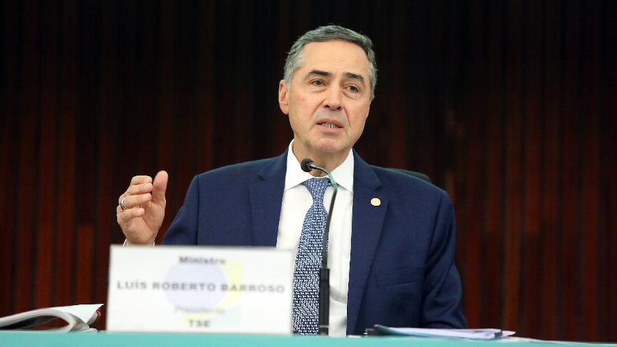 O ministro do STF, Luís Barroso, afirmou que gastou seu tempo no TSE "discutindo a bobagem do voto impresso" - Antonio Augusto/Secom TSE