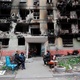 May 11.2022 - Houses damaged after Russian attack in the port city of Mariupol in southeast Ukraine - Mariupol City Council