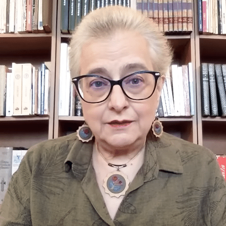Dora Incontri, presidente da Associação Brasileira de Pedagogia Espírita (ABPE) - Reprodução de vídeo - Reprodução de vídeo