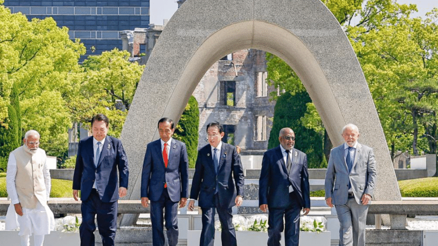 Lula visita parque Memorial da Paz de Hiroshima - Divulgação/Ricardo Stuckert