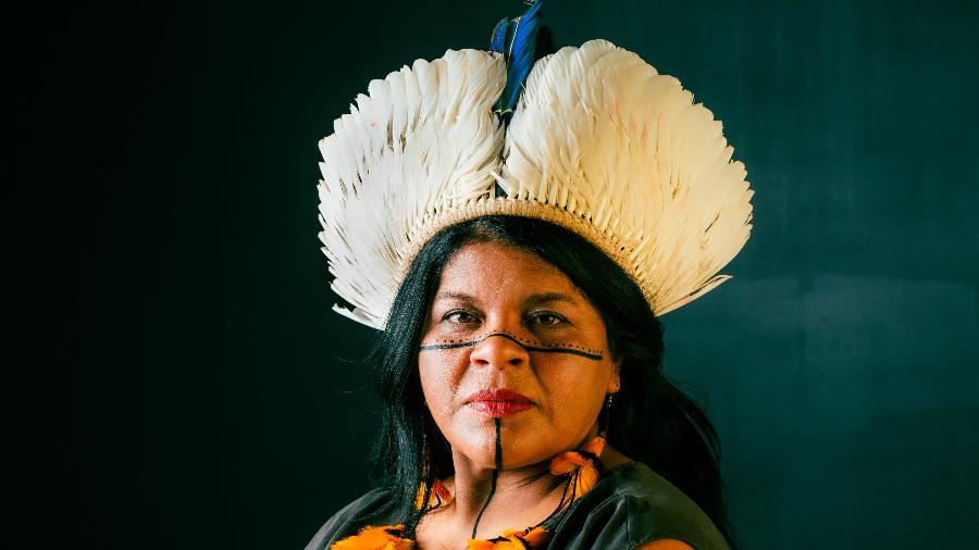 Sônia Guajajara afirma que 82% dos garimpeiros já saíram da Terra Indígena Yanomami, em Roraima. - Divulgação/Matheus/Alves/MPI