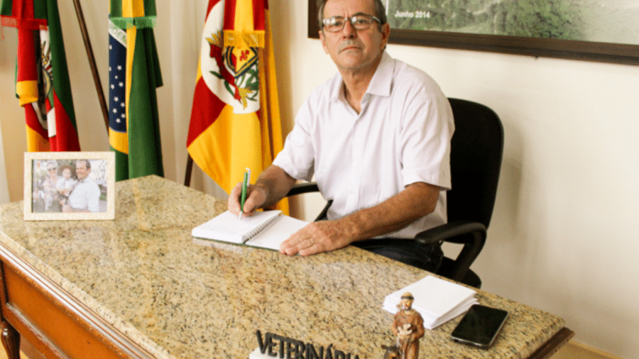 Paulo Renato Cortelini foi o preferido entre eleitores de São Francisco de Assis (RS), mesmo após cassação neste ano  - Divulgação/Prefeitura de São Francisco de Assis