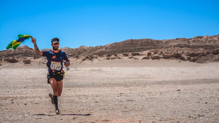 Rogério Sthanke participou de maratona no Deserto do Atacama