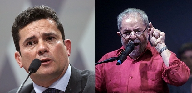 Sérgio Moro e Luiz Inácio Lula da Silva - Eraldo Peres-9.set.2015/AP e Rahel Patrasso/Xinshua