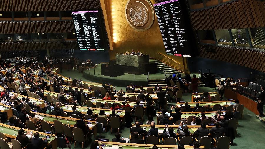 Assembleia na ONU, em Nova York - Spencer Platt/Getty Images/AFP