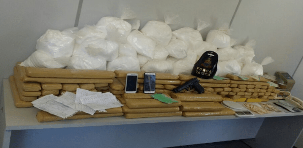 20.jun.2018 - Operação do Gaeco em SP apreendeu cerca de duas toneladas de drogas - Divulgação/MP-SP