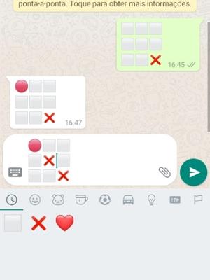 Como jogar o Jogo da Velha no WhatsApp