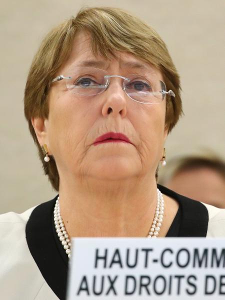 A alta comissária da ONU para os Direitos Humanos, Michelle Bachelet, criticou Suprema Corte dos EUA - Denis Balibouse/Reuters