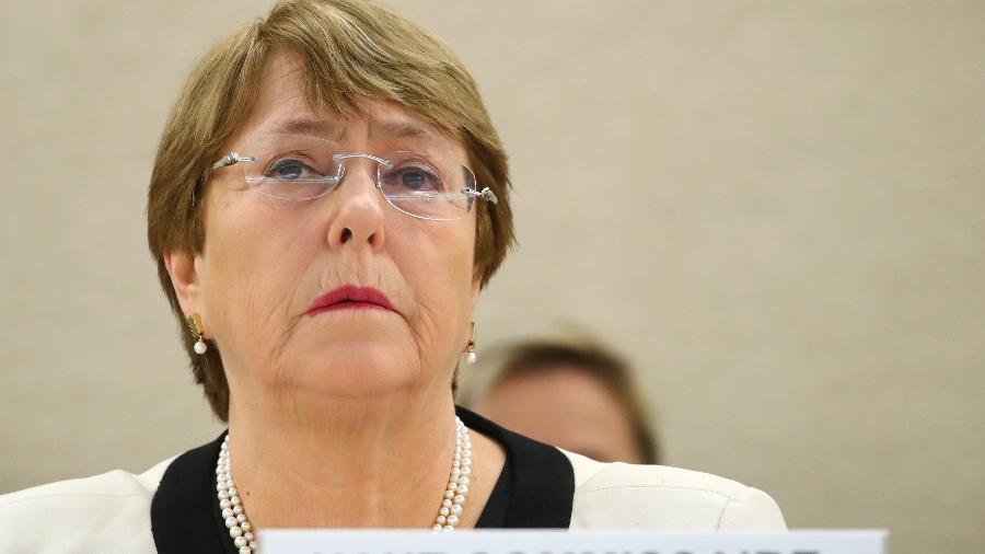 6.mar.2019 - Chefe de direitos humanos da Organização das Nações Unidas (ONU), Michelle Bachelet - Denis Balibouse/Reuters