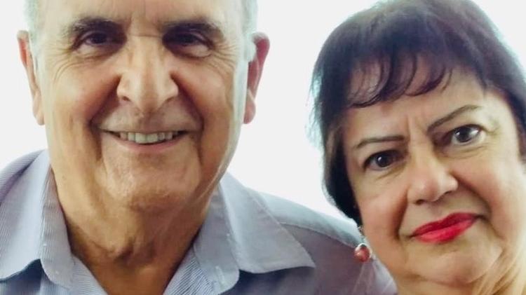João Tavares, vice-presidente da Federação Latino-Americana de Padres Casados, e sua esposa, Sofia - Arquivo Pessoal