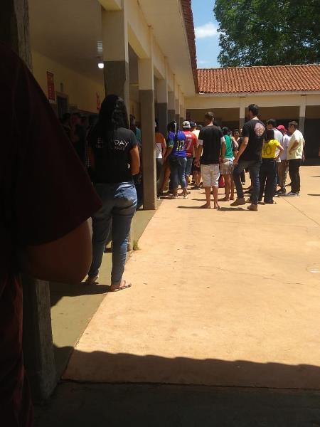 Escola Municipal Dr. Paulo da Silva Prado, onde um homem morreu na fila de votação - Arquivo Pessoal