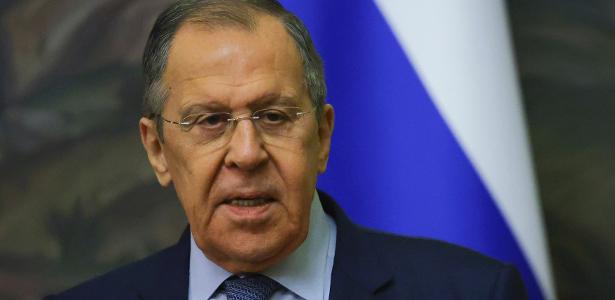 23.dez.2022 - O ministro das Relações Exteriores da Rússia, Sergei Lavrov