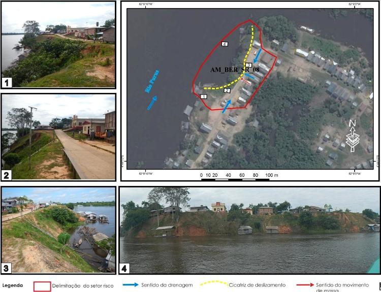 Relatório aponta riscos à área onde barranco desabou no interior do Amazonas