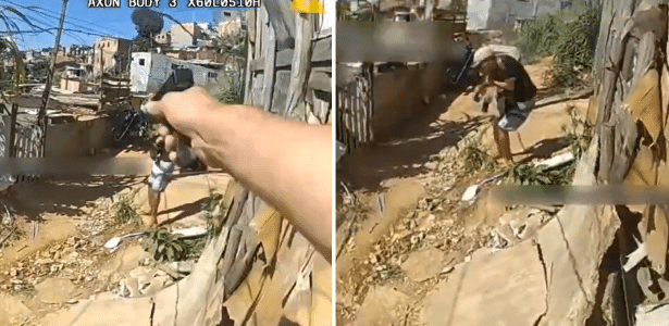 Câmera corporal flagra PM disparando ao menos 10 vezes contra homem