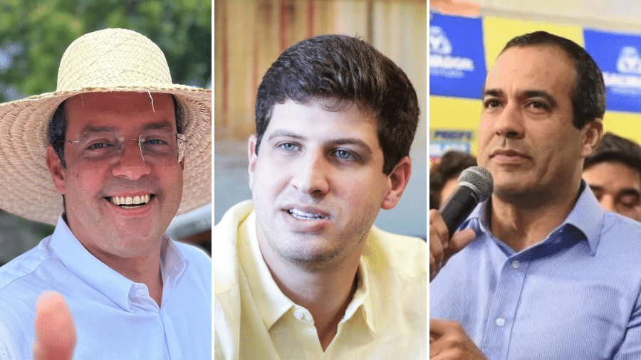 Dr. Furlan, João Campos e Bruno Reis, candidatos às prefeituras de Macapá, Recife e Salvador - Reprodução/Instagram; Rodolfo Loepert/Prefeitura do Recife e Reprodução/Instagram