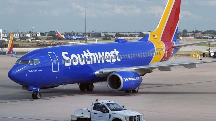 O avião da Southwest se preparava para decolar com direção a Indiana, nos EUA