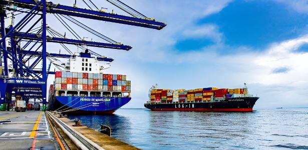 Portos do Brasil batem recorde de carga após tarifaço dos Estados Unidos