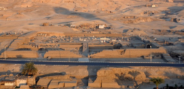 Região do templo do faraó Tutmés III, em Luxor, Egito - Efe
