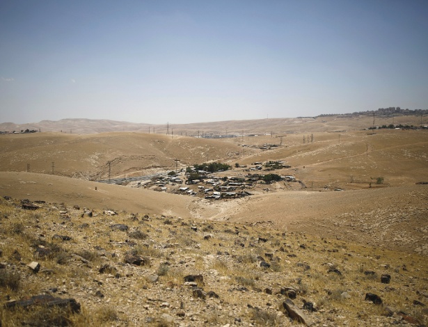 Aldeia beduína de Khan Al-Ahmar na Cisjordânia - Corinna Kern/The New York Times