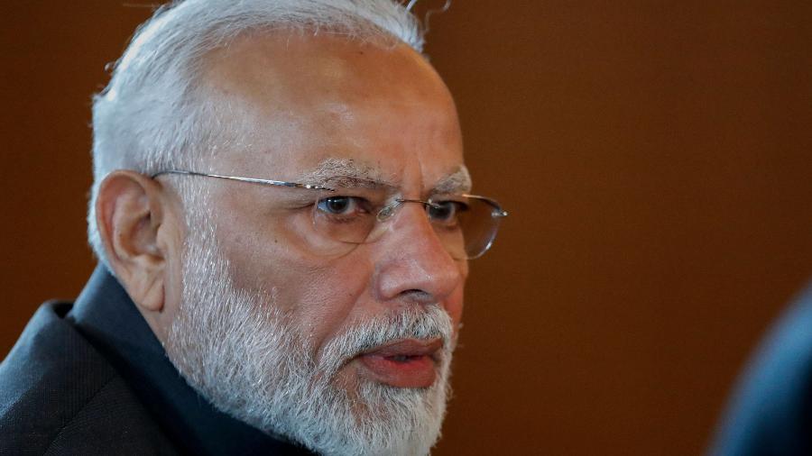 Narendra Modi, primeiro-ministro da Índia - Pavel Golovkin / AFP