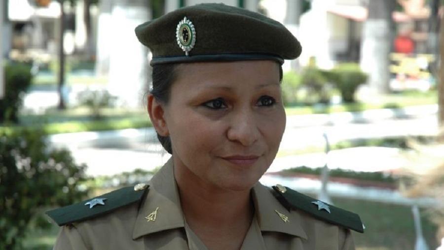  A 2ª tenente do Exército Sílvia Nobre Waiãpi, atual secretária especial de saúde indígena do ministério da Saúde - Divulgação/Exército 