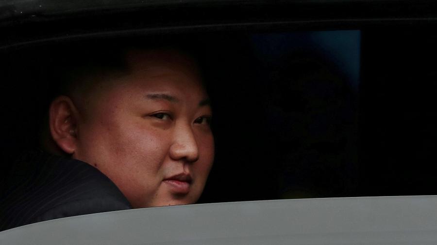 O líder da Coreia do Norte, Kim Jong Un - 26.fev.2019 - Athit Perawongmetha/Reuters