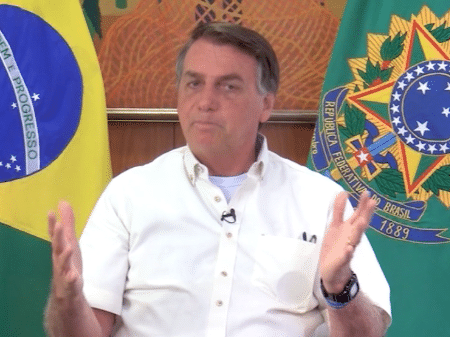 O presidente Jair Bolsonaro em entrevista ao Canal Rural - Reprodução