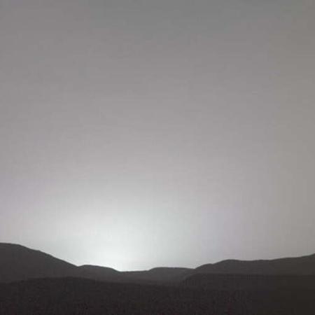 Pôr do sol em Marte capturado pela Perseverance - Divulgação/Nasa