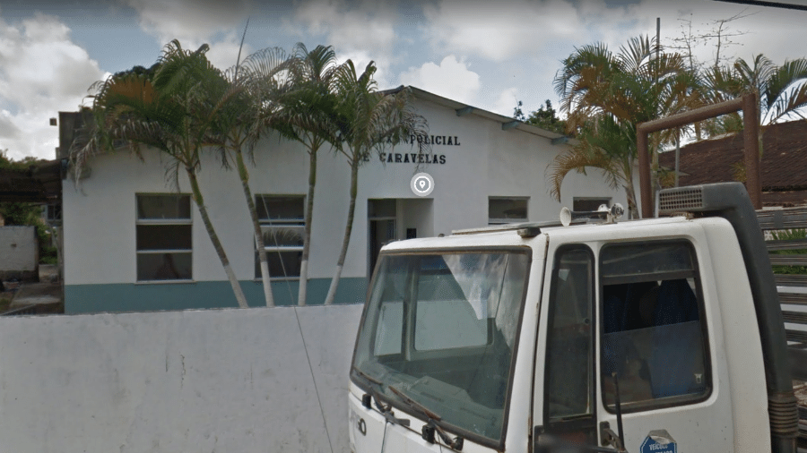 Complexo Policial de Caravelas, no extremo sul da Bahia - Reprodução/Google Maps