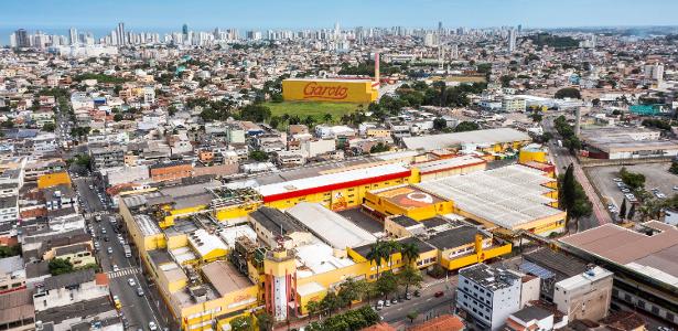 Visão aérea da fábrica da Garoto em Vila Velha, no Espírito Santo