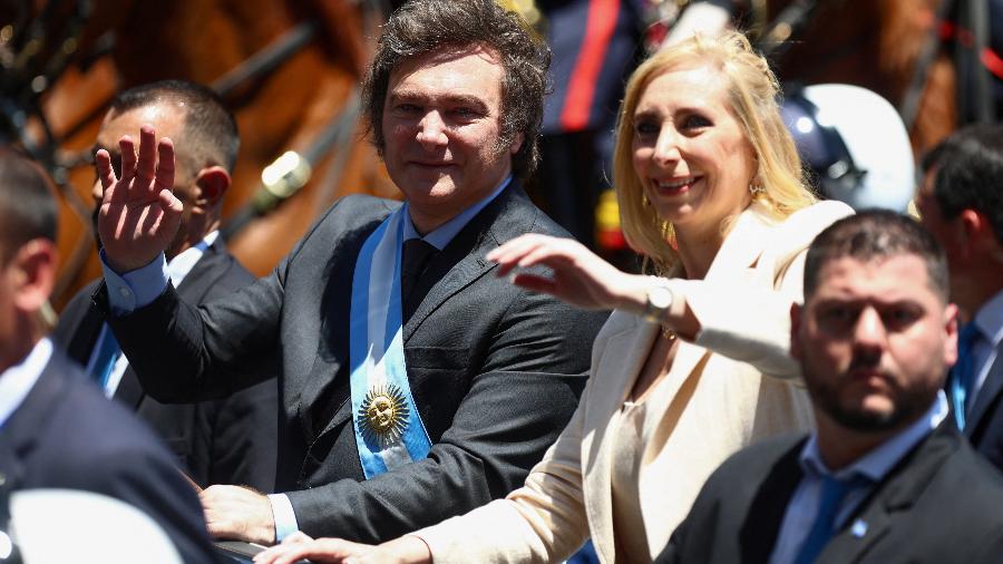 Javier Milei e a irmã, Karina Milei