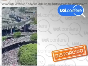 Vídeo não mostra protesto contra Maduro, mas comemoração da Copa do Mundo